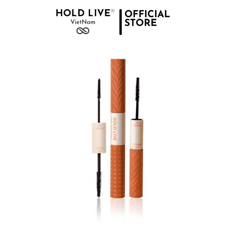 [Có sẵn] Chuốt mi 2 đầu Hold Live Mascara Magic Double Head dài mi cong mi tự nhiên chống lem HL493