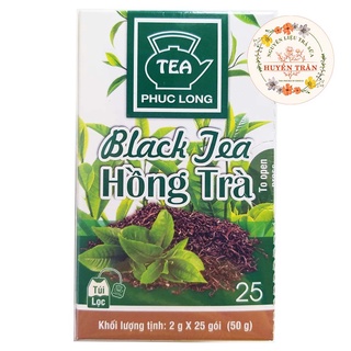 Hồng Trà túi lọc Phúc Long 50g Nguyên Liệu Trà Sữa