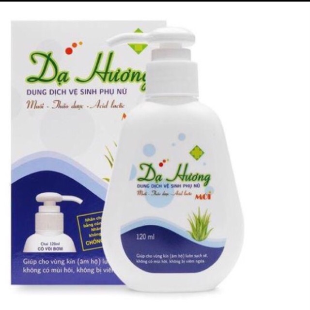 Dung dịch vệ sinh phụ nữ Dạ Hương - 120ml, có vòi xịt