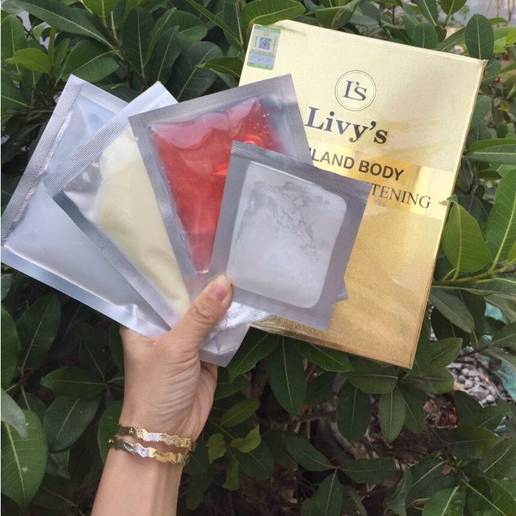 Tắm Ủ Trắng Body LiVy's vàng