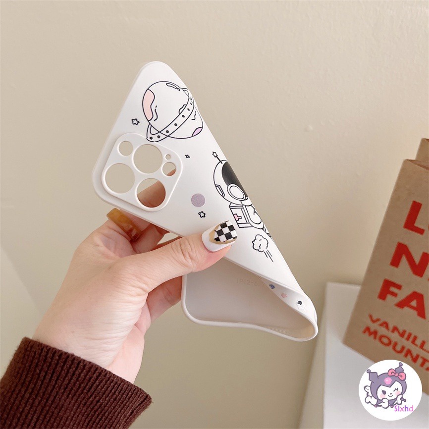 Ốp điện thoại silicon mềm in hình phi hành gia cho Samsung A13 A33 A53 A73 5G S20FE S22 S21 S20 S10+ Ultra Note 20Ultra