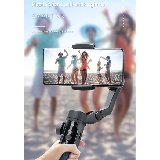 Gimbal Chống Rung Tuyệt Đối Smart XR, Chính Hãng AOCHUAN, Tay Cầm Có 3 Trục Hỗ Trợ Quay Video Chụp Ảnh, Vlog, Livestream