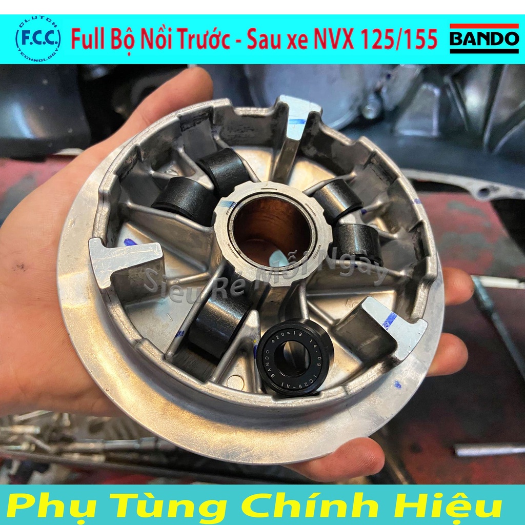 Full Bộ Nồi Trước Sau Dùng Cho Xe NVX 125/155 FCC Công Nghệ Japan