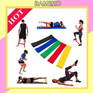 Dây kháng lực Bamezo tập gym tập mông thể dục chính hãng KL11