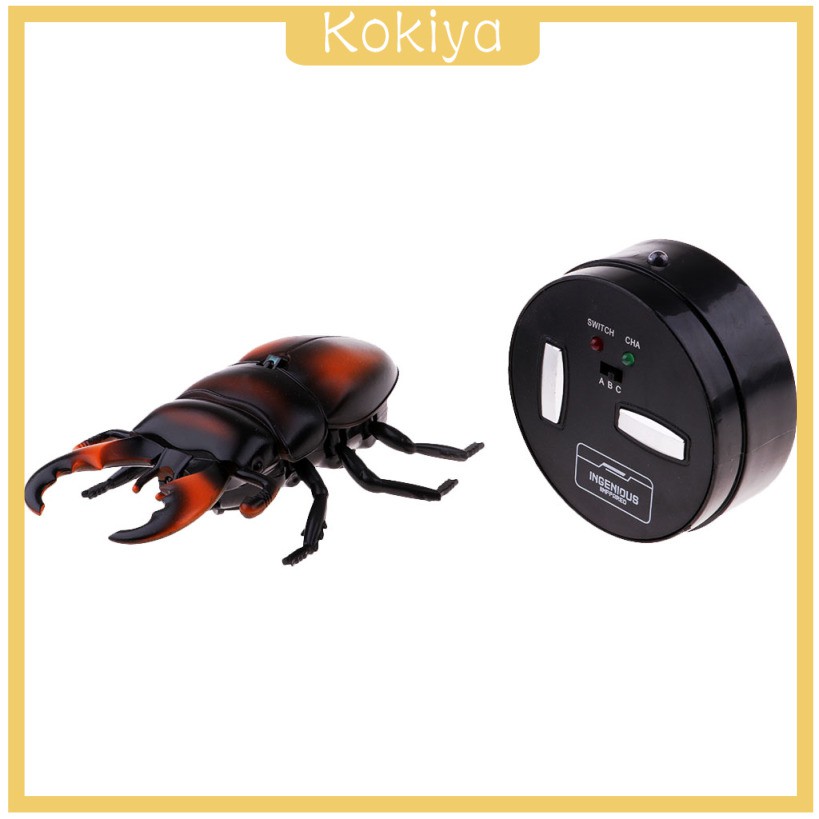 Trang trí tiệc Halloween Đồ chơi bọ cánh cứng RC đáng sợ cho trẻ em Trò vui nhộn