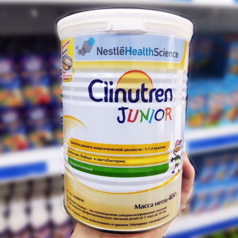 Sữa Béo Clinutren junior Nga hộp 400g