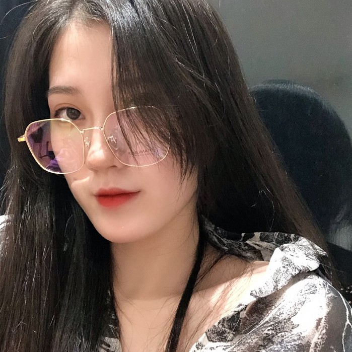 Gọng kính titanium 5201318 thời trang cao cấp nam nữ siêu nhẹ siêu bền OURESS