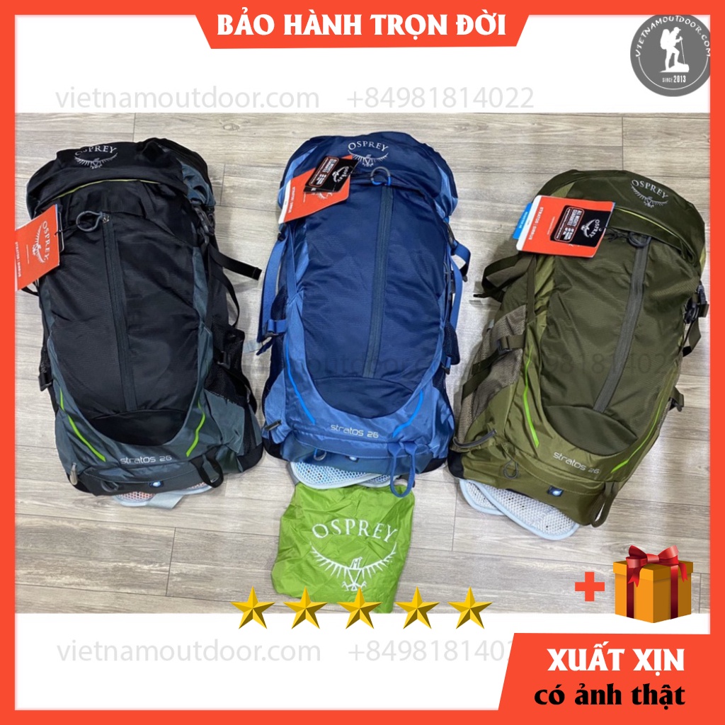 Balo du lịch Osprey Stratos 26 - Balo phượt - balo leo núi