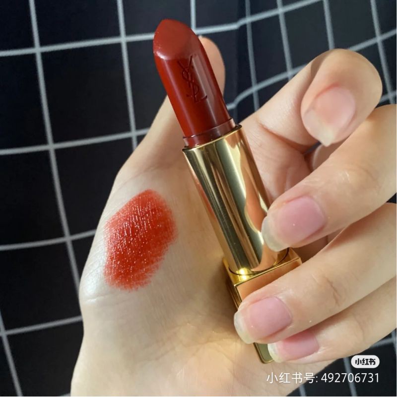 [83]SON YSL FIERYRED ĐỎ NÂU PHA CAM