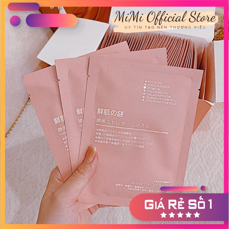 Set 10 mask nhau thai cuống rốn Nhật-mặt nạ nhau thai cừu tế bào gốc