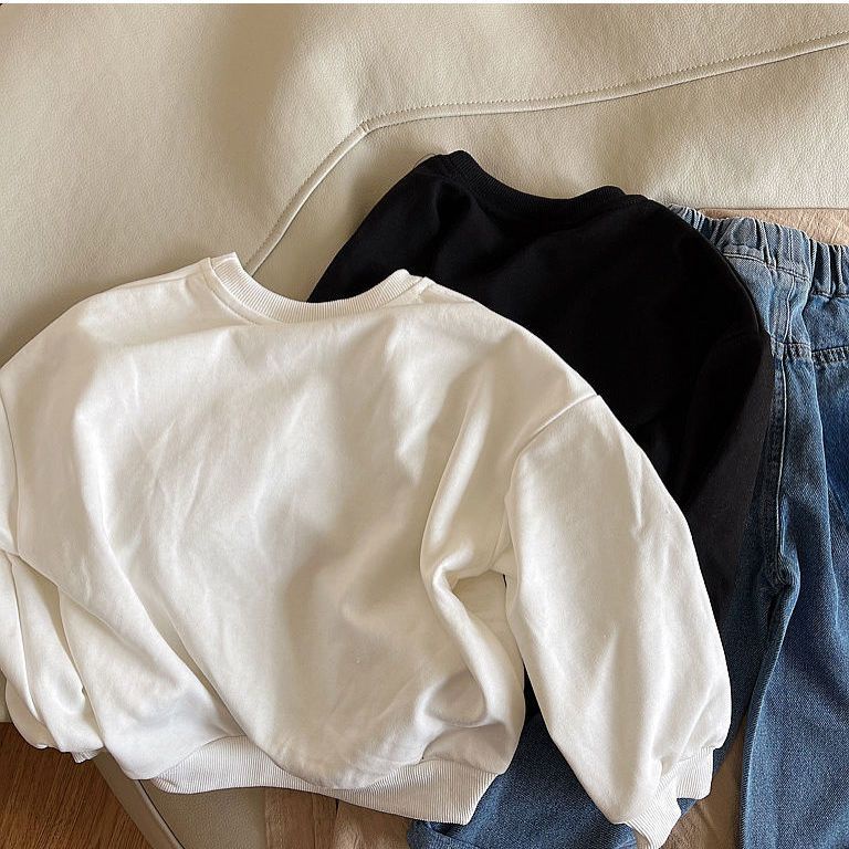 Áo Thun Cotton Cổ Tròn Tay Dài Phong Cách Ngoại Quốc Thời Trang Xuân Thu Mới Dành Cho Trẻ Em