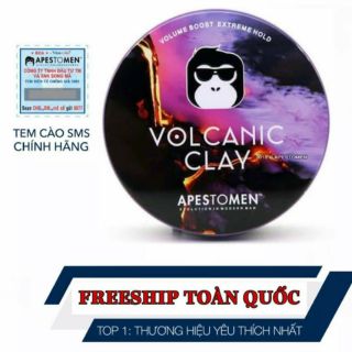 [FREE SHIP] Sáp Vuốt Tóc Volcanic Clay Chính Hãng có tem SmS check thật giả
