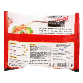 Mì Kokomi tôm chua cay 65g