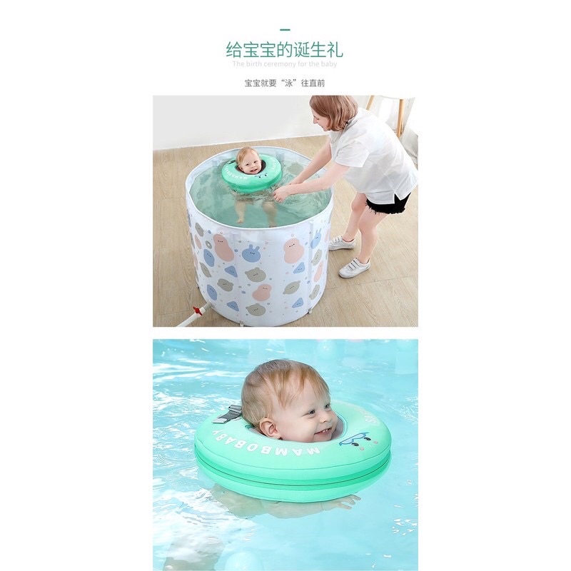 Phao cổ Mambobaby cho bé 0-6 tháng (pháp đặc cao cấp)
