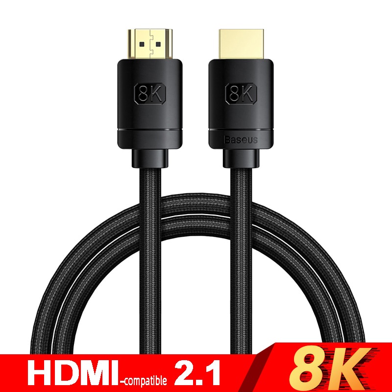 XIAOMI Dây Cáp Baseus HDMI-Compatible Cho PS5 PS4 8K 2.1 4K 2.0 HDMI-Compatible 8K / 60Hz 48Gbps