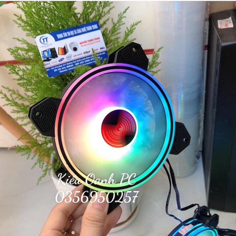 Quạt Tản Nhiệt, Fan Led M1 RGB Coolmoon - Đồng Bộ Hub Coolmoon