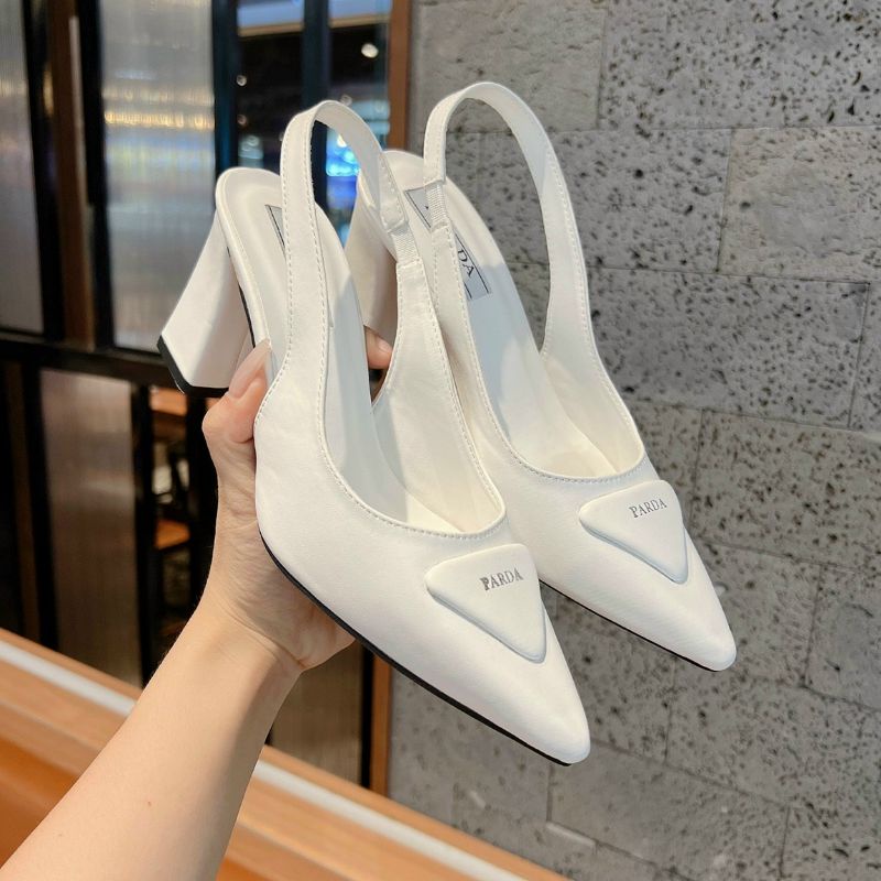 GIÀY BÍT MŨI PRADA GÓT TRỤ 5 PHÂN