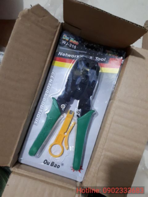 Combo 10 kìm bấm mạng xanh WJ-315