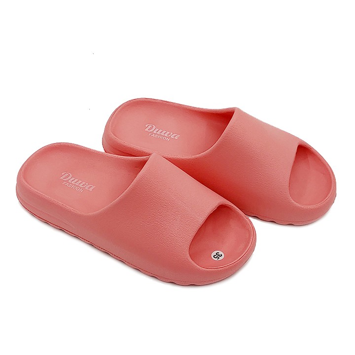 Dép nữ quai ngang Bevis - dép bánh mì quai trơn đơn giản - chất liệu xốp EVA đúc nguyên khối siêu nhẹ BE158-2 (Cam nhạt)