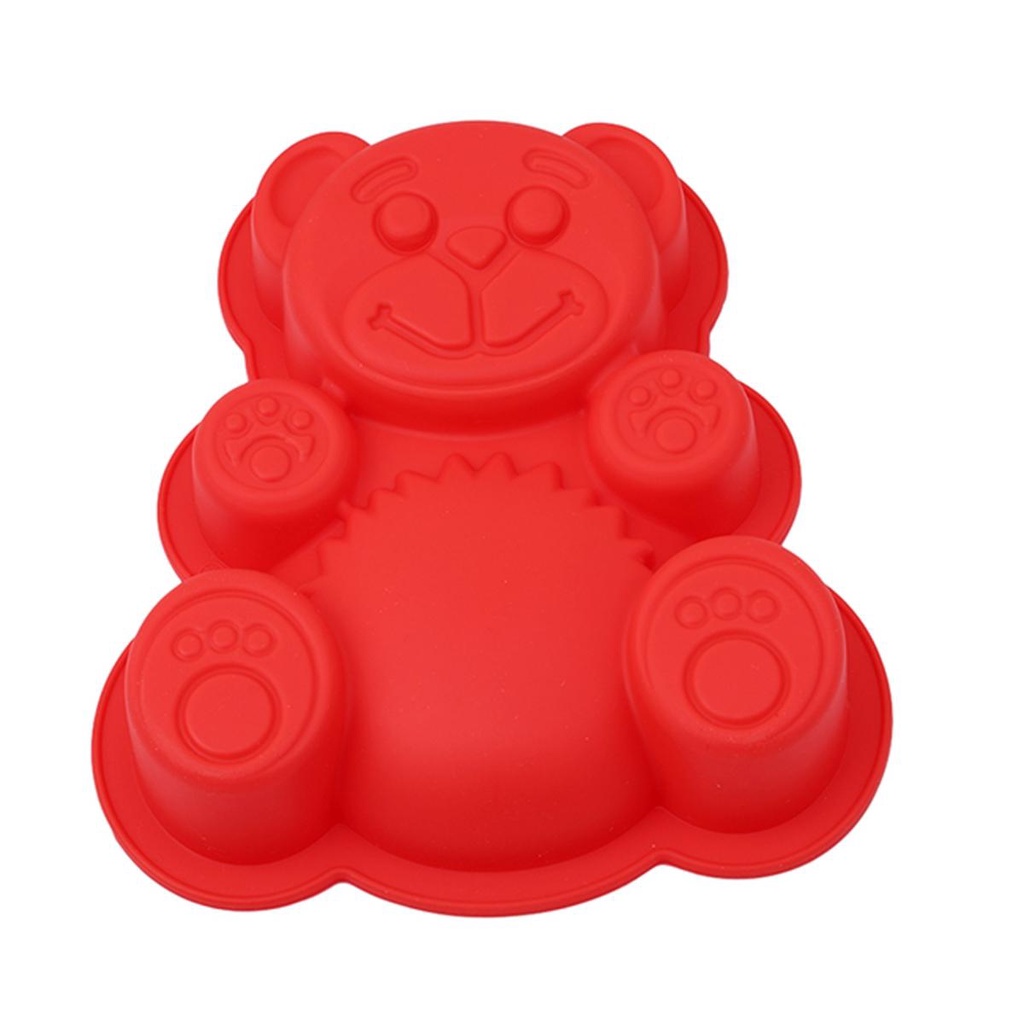 AUGUSTINA Khuôn Làm Bánh Silicone Hình Động Vật 3D