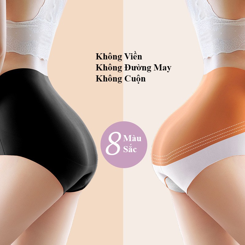 Quần Lót Đúc Su Cạp Cao Ép Viền Sau Chống Hằn Vòng 3 Xuất Nhật | BigBuy360 - bigbuy360.vn