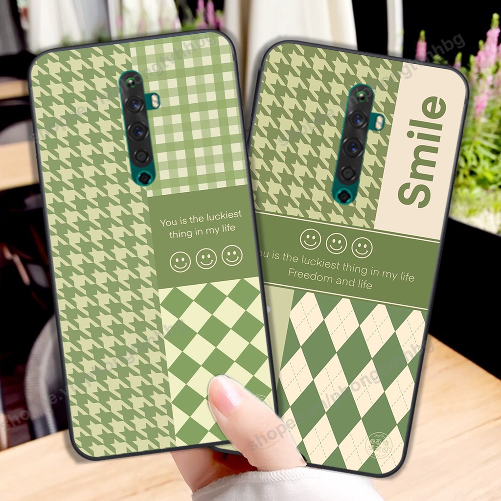 Ốp lưng Oppo Reno / Reno 2 / Reno 2Z / Reno 2f / Reno2 F trái tim gấu thể thao , smile mặt cười cực cute