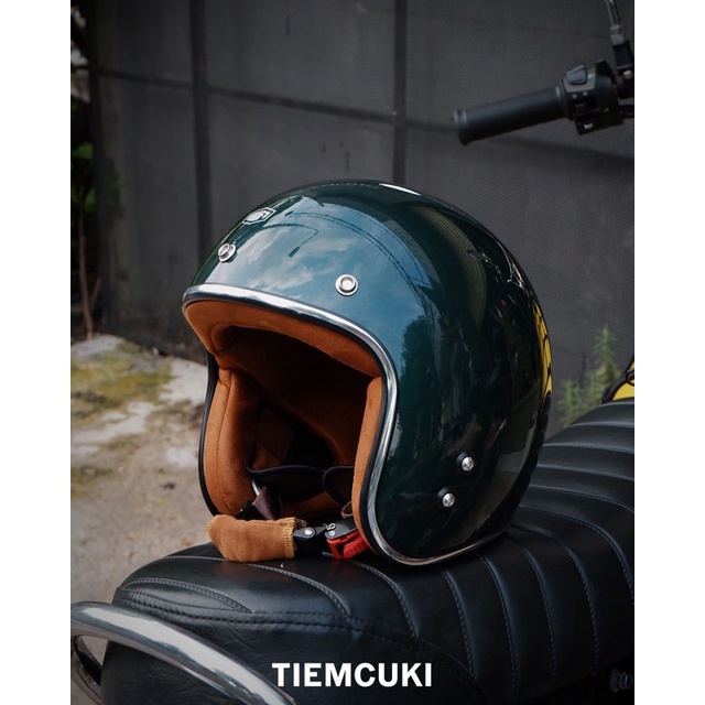 Nón bảo hiểm Kraft Helmet - Navy - Vintage Motocycle