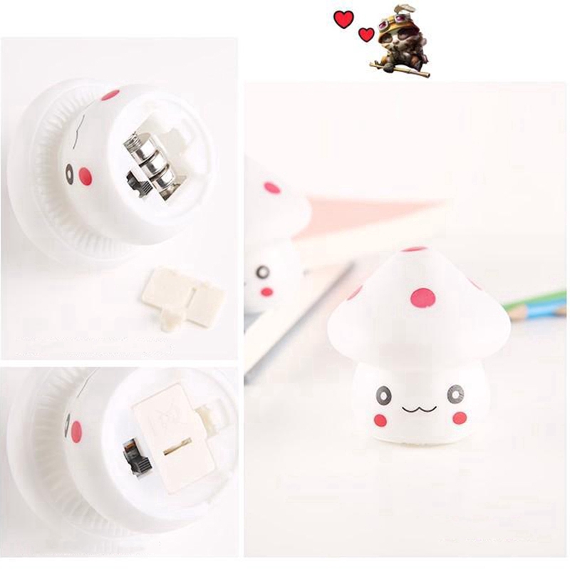 Đèn ngủ LED hình nấm đầy màu sắc sáng tạo dễ thương