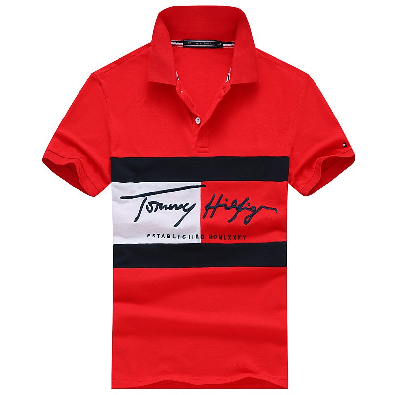 Tommy Hilfiger Áo Thun Polo Ngắn Tay Thời Trang Dành Cho Nam