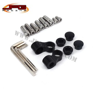 Gương 5 cạnh rizoma lắp xe máy ( 1 chiếc trái  đen )