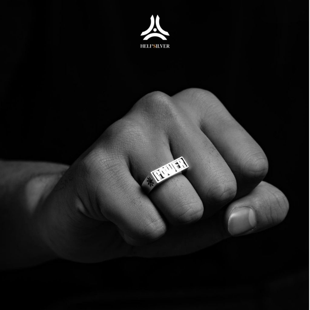 Nhẫn bạc nam, nữ HeliSilver Power Ring Helios Original S925