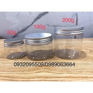 Hũ nắp thiết 50g 100g 200g đựng bột thực phẩm mỹ phẩm ...