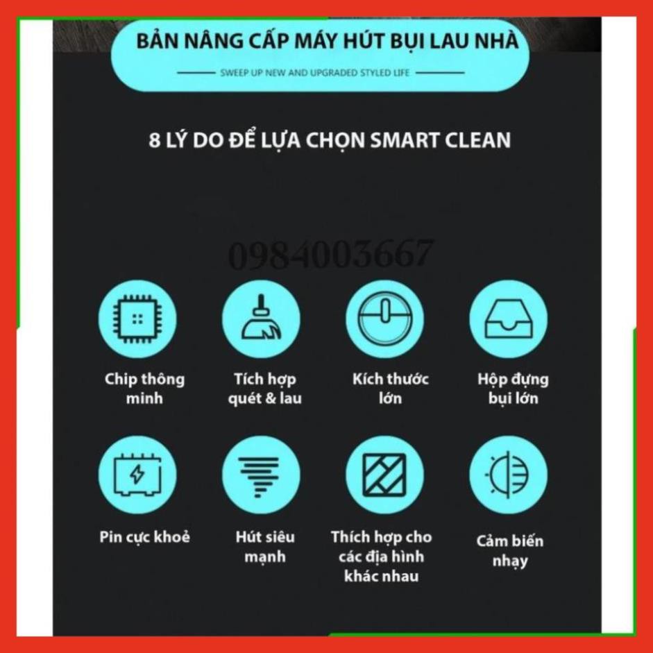 [Mã ELMS5 giảm 7% đơn 300K] Máy hút bụi Robot hút bụi thông minh lực hút mạnh pin khoẻ cảm biến siêu nhạy | BigBuy360 - bigbuy360.vn
