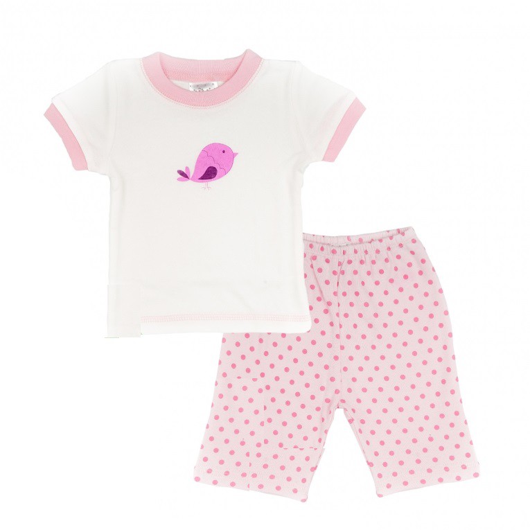 Bộ quần áo cộc tay pijama bé gái lullaby