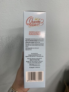 NHO KHÔ HỘP QUEEN 100gr