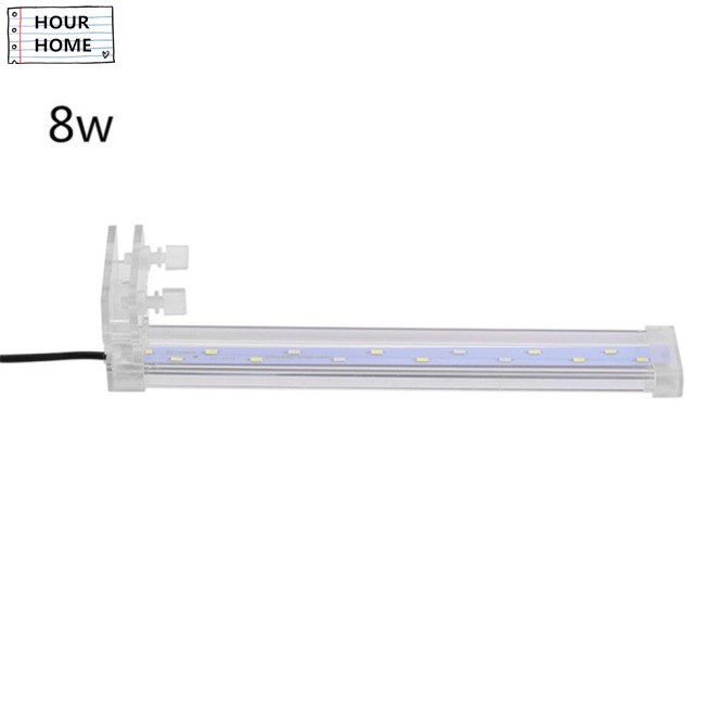 ZHAHOOU LED Lamp Fish Tank Crystal LED Aquarium Clip Light Plant Grow Aquarium Fish Tank Lamp Lighting Europe Standard