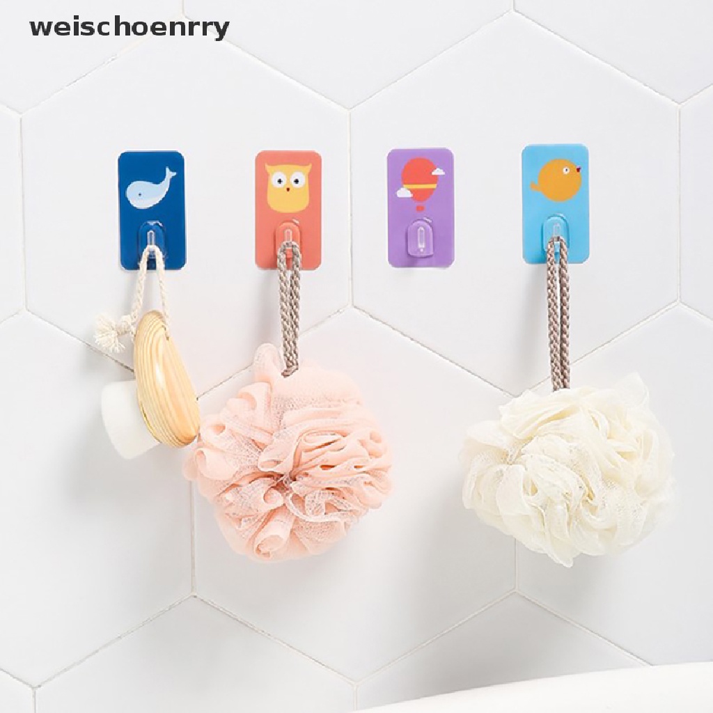 Móc Treo Đồ Dán Tường Tự Dính Thiết Kế Dễ Thương Sáng Tạo