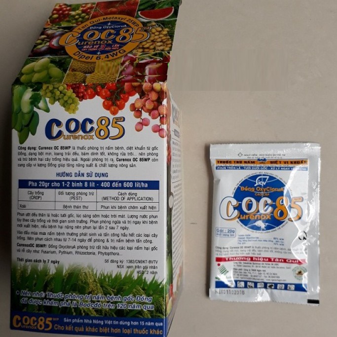 Thuốc Trừ Bệnh Coc85 WP (Gói 20g), thuốc coc 85 Bảo vệ cây trồng