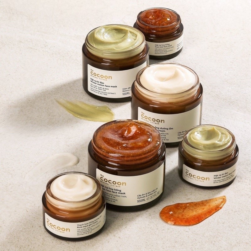 [HÀNG CHÍNH HÃNG] Mặt nạ hoa hồng cocoon (true rose face mask)