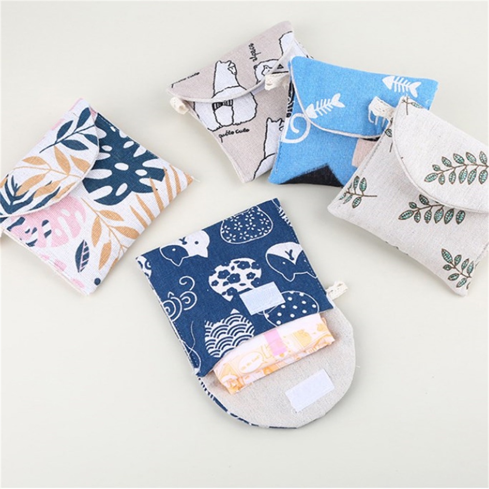 Túi Đựng Băng Vệ Sinh / Mỹ Phẩm Tiện Dụng Dành Cho Nữ