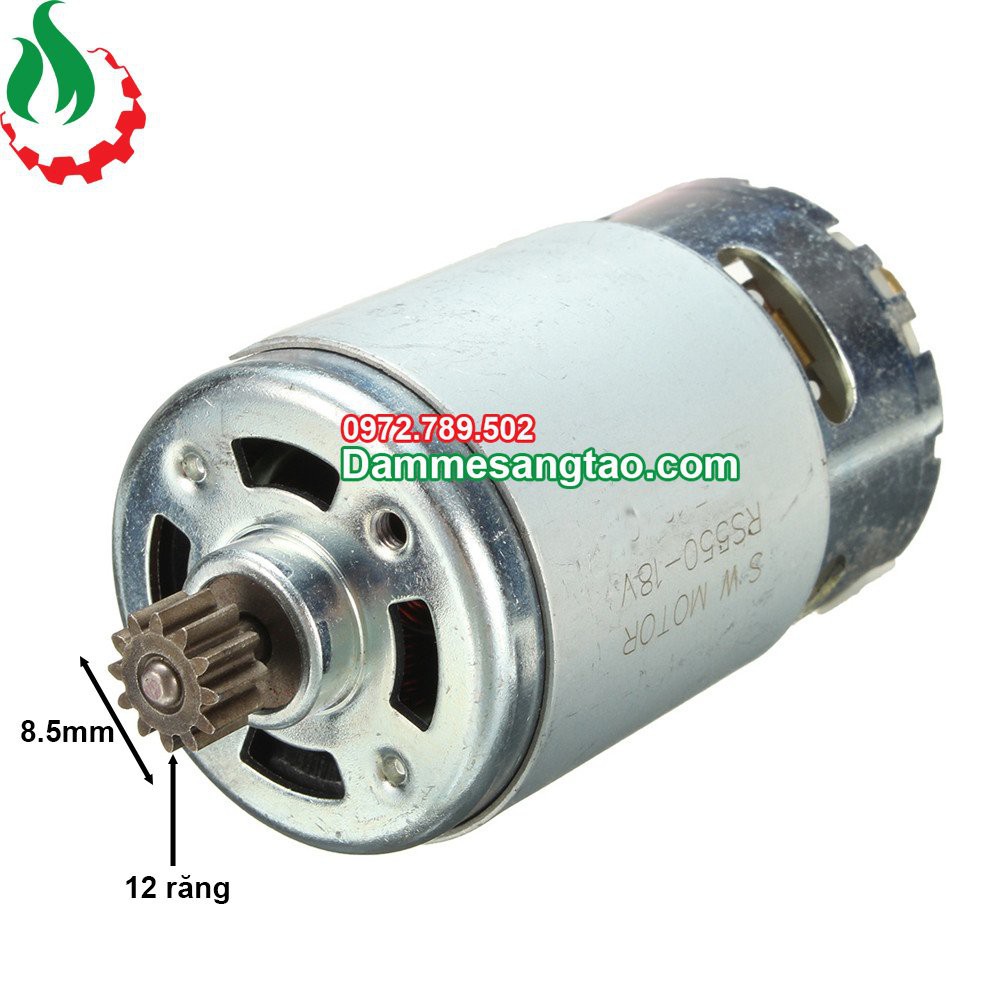 DMST Motor DC RS 550 12V 14V 18V công suất cao