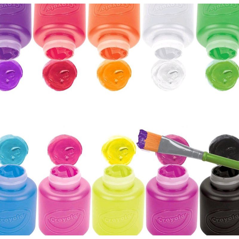 Màu nước vẽ bằng tay Washable Crayola Finger Paint dành cho bé 3+