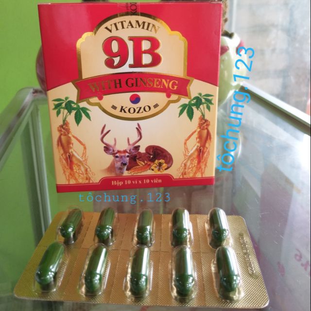 Thực phẩm bồi bổ sức khỏe VITAMIN 9B WITH GINSENG KOZO