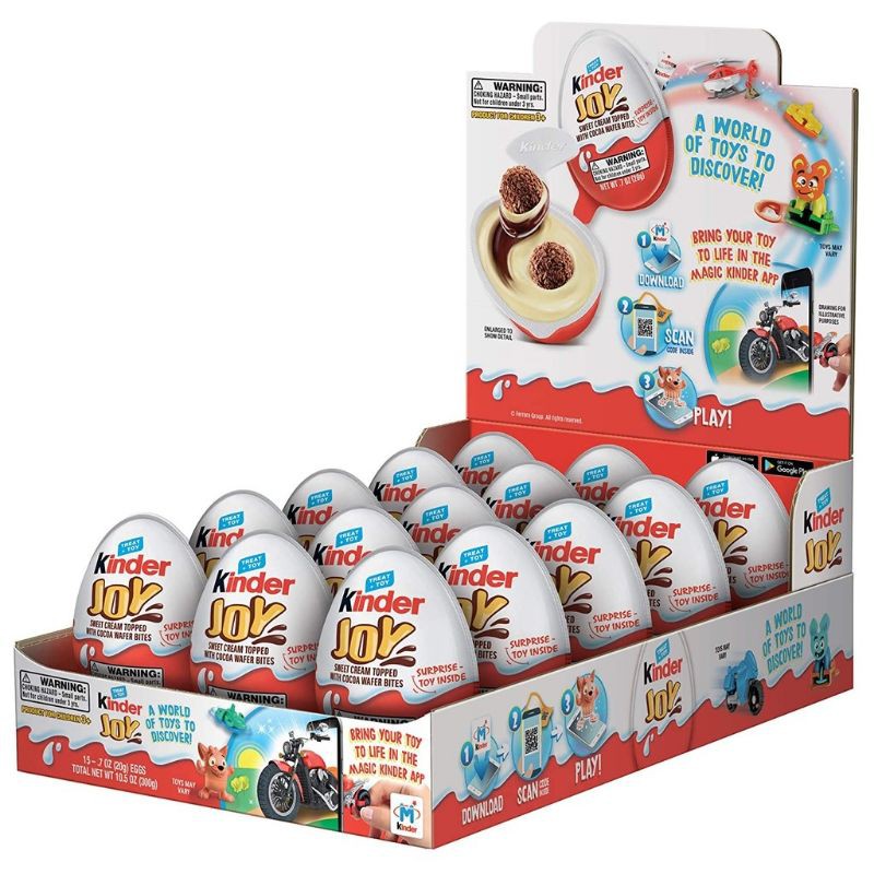 Sôcôla hình quả trứng Kinder Joy cho bé trai, bé gái