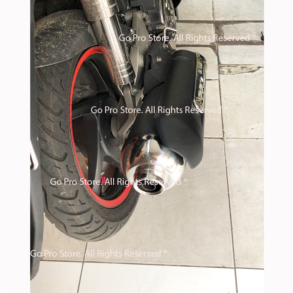 Chụp Đích Pô AIR BLADE 2008 - 2010 INOX