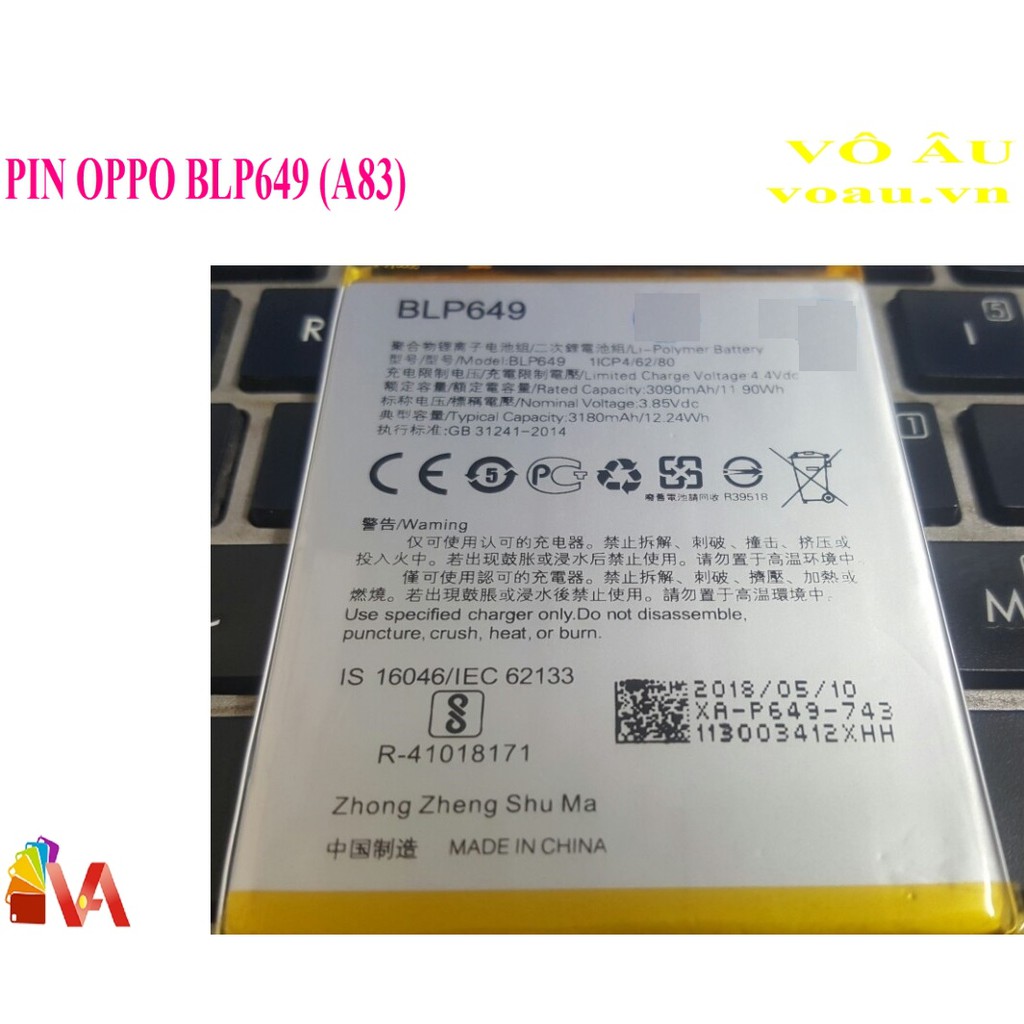 PIN OPPO A83