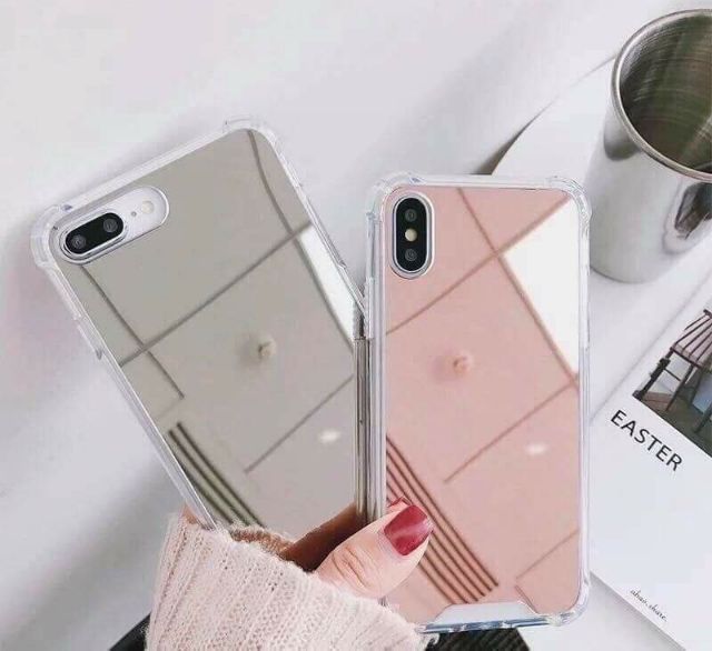 Ốp Soi Gương Iphone 7Plus/8Plus màu hồng