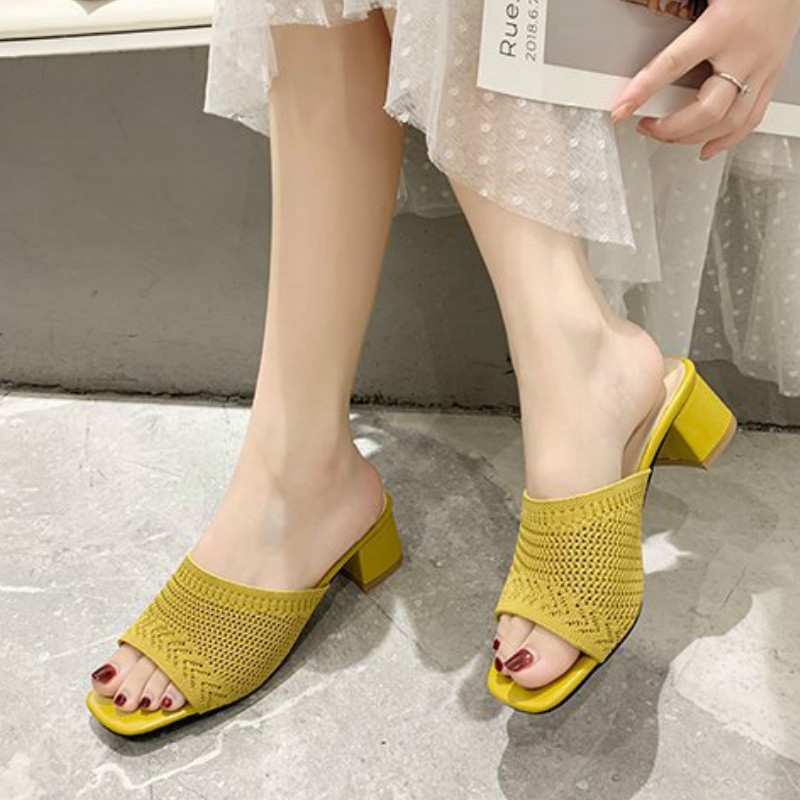 Dép Đế Cao Hở Ngón Xinh Xắn Thời Trang Dành Cho Nữ Giới