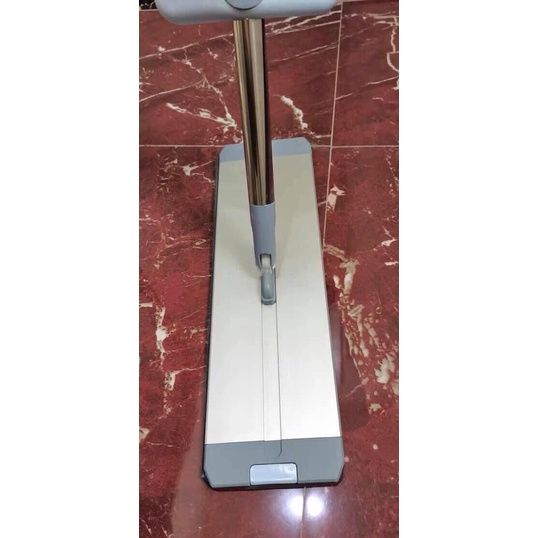 Siêu phẩm cây lau nhà tự vắt bảng inox 42cm