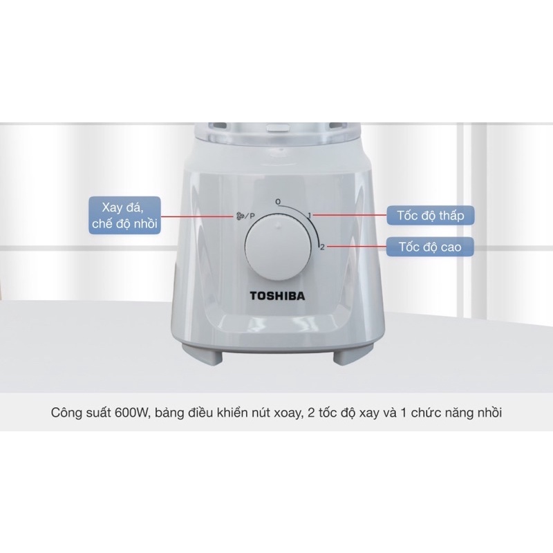 Máy xay sinh tố Toshiba MX-60T(H) hàng chính hãng  hàng mới